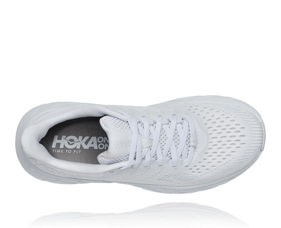 Hoka One One Koşu Ayakkabısı Erkek Beyaz - Clifton 7 - CA4210567